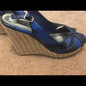 White House Black Market Wedges, Sz 7.5